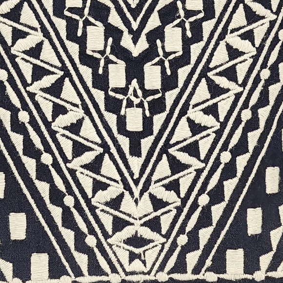 Vineyard Vines Women's Navy Cotton V Neck Shift Mini Dress Sz M - Picture 5 of 7